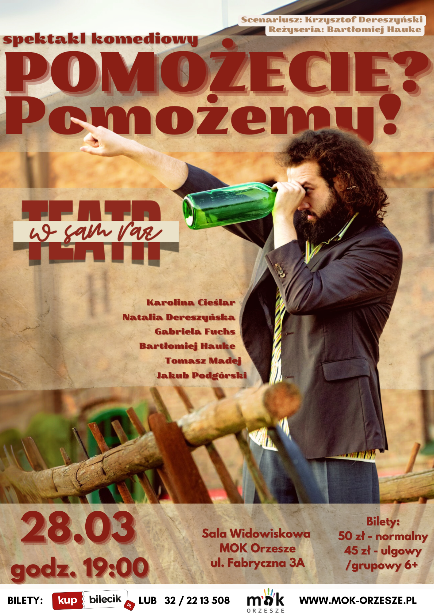 Zdjęcie: "Pomożecie? Pomożemy!" - spektakl komediowy