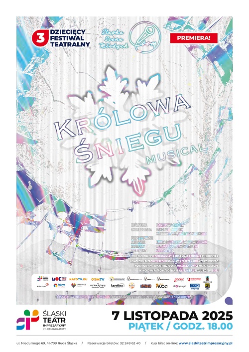 Zdjęcie: KRÓLOWA ŚNIEGU - musical Śląskiej Sceny Młodych - PREMIERA