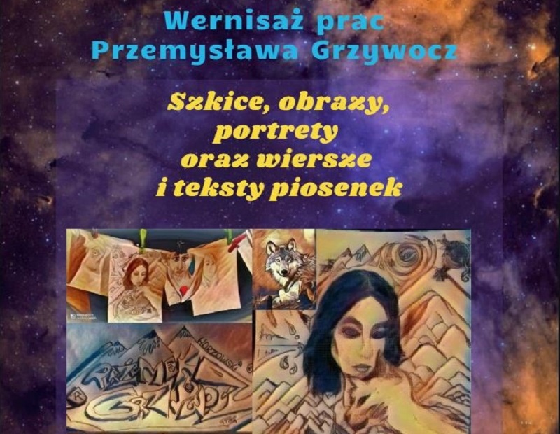 Zdjęcie: Wernisaż wystawy Przemysława Grzywocza