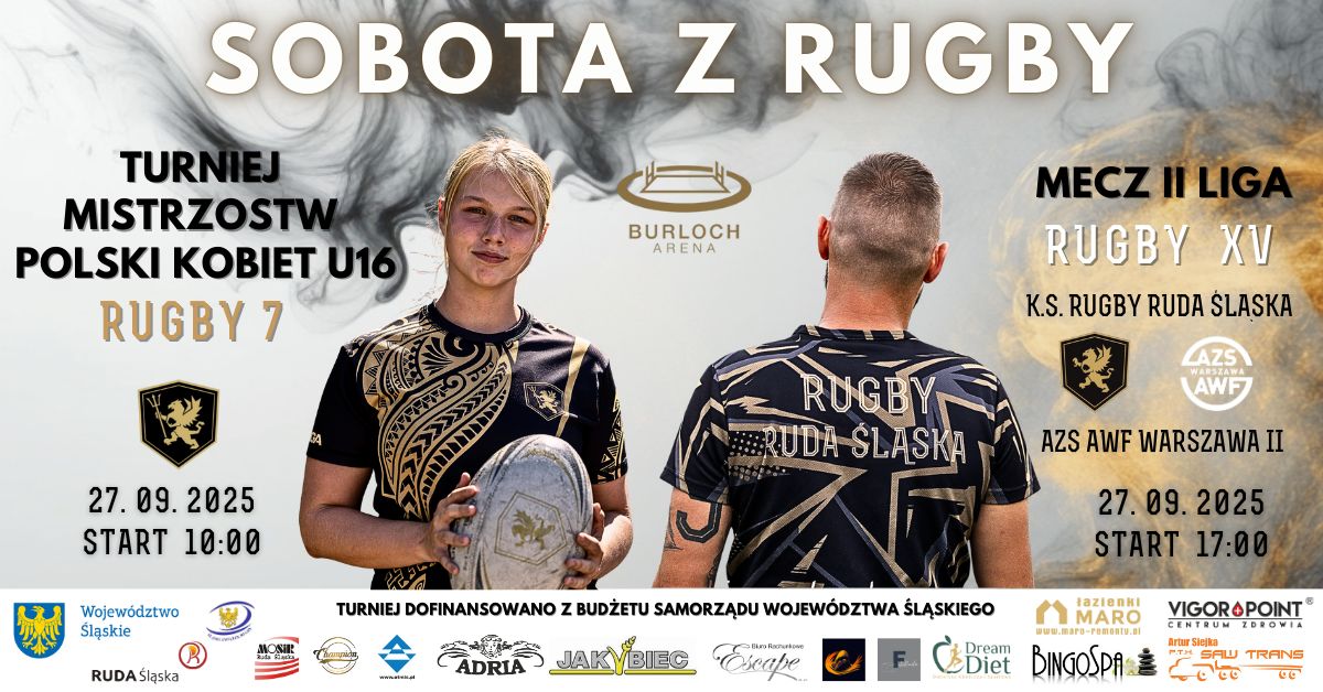 Zdjęcie: Sobota z RUGBY. I Turniej Mistrzostw Polski Kobiet do lat 16 w Rugby 7 oraz mecz II Ligi Rugby XV