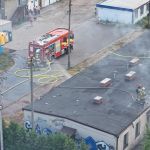 Groźny pożar przy ul. Kolejowej w Żorach. Ewakuowano 20 osób - galeria