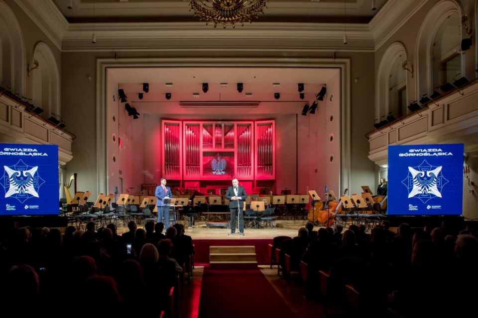 Gala wręczenia wyróżnień Gwiazdy Górnośląskiej w Filharmonii Śląskiej - galeria