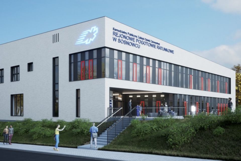 Inwestycje i nowa siedziba Rejonowego Pogotowia Ratunkowego w Sosnowcu - galeria