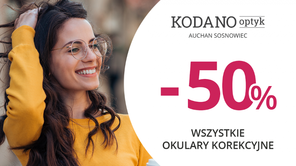 Wszystkie okulary korekcyjne (oprawki + soczewki okularowe) 50% taniej w KODANO Optyk! - galeria