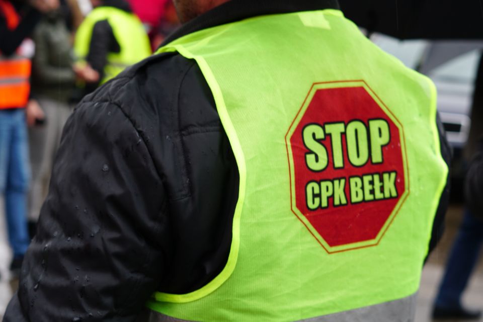 Protest przeciw CPK/KDP w Mikołowie - 31 marca 2023 roku