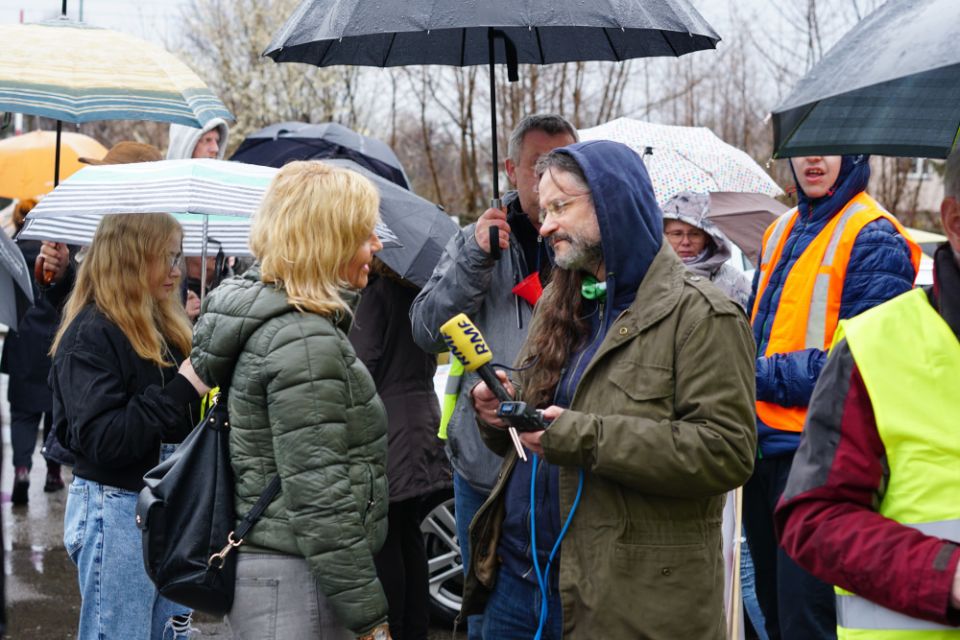 Protest przeciw CPK/KDP w Mikołowie - 31 marca 2023 roku