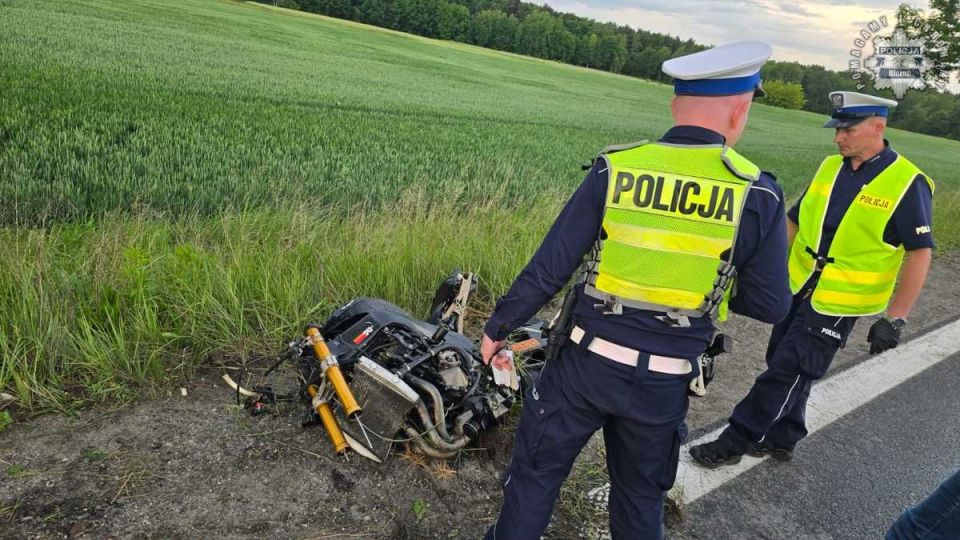 Tragiczny wypadek motocyklisty w Bieruniu – zginął 32-letni mężczyzna - galeria