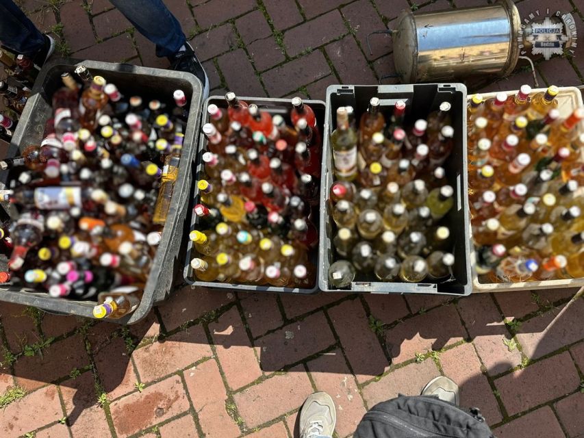 Bimbrownia w Będzinie zlikwidowana! 550 litrów alkoholu i 83 tys. zł zabezpieczone - galeria