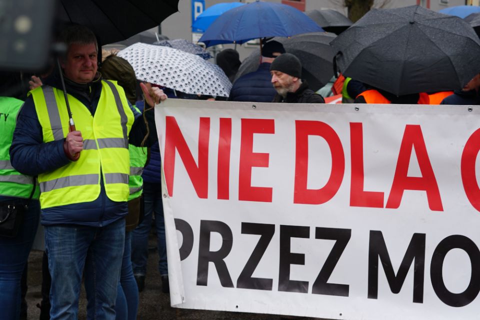 Protest przeciw CPK/KDP w Mikołowie - 31 marca 2023 roku