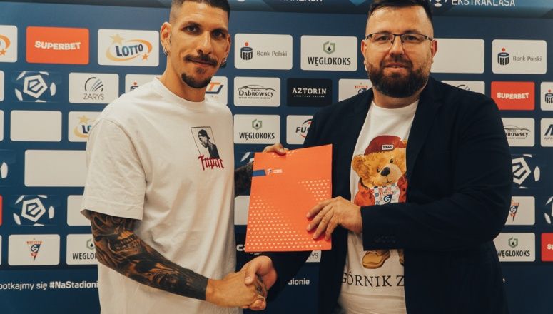 Konstantinos Triantafyllopoulos nowym piłkarzem Górnika Zabrze - galeria