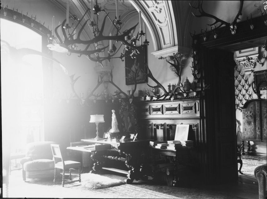 Pałac w Pszczynie - gabinet (1918-1944)/fot. NAC
