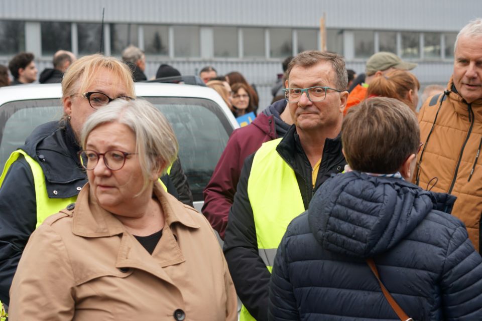 Protest przeciw CPK/KDP w Mikołowie - 31 marca 2023 roku