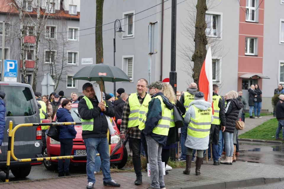 Protest przeciw CPK/KDP w Mikołowie - 31 marca 2023 roku