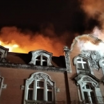 Nocny pożar kamienicy w Zabrzu. Ewakuowano 14 osób! - galeria