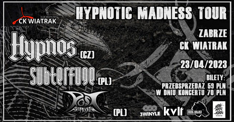 HYPNOS (CZ), SUBTERFUGE - Hypnotic Madness Tour - galeria