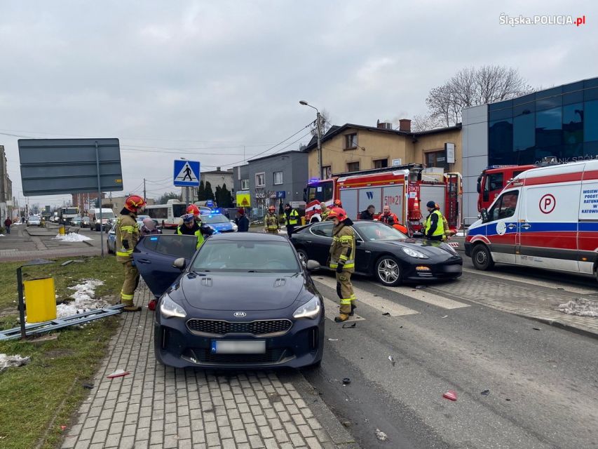 [FILM] Policyjny pościg za estońskim audi! Kierowca uderzył w porshe i uciekał dalej - galeria