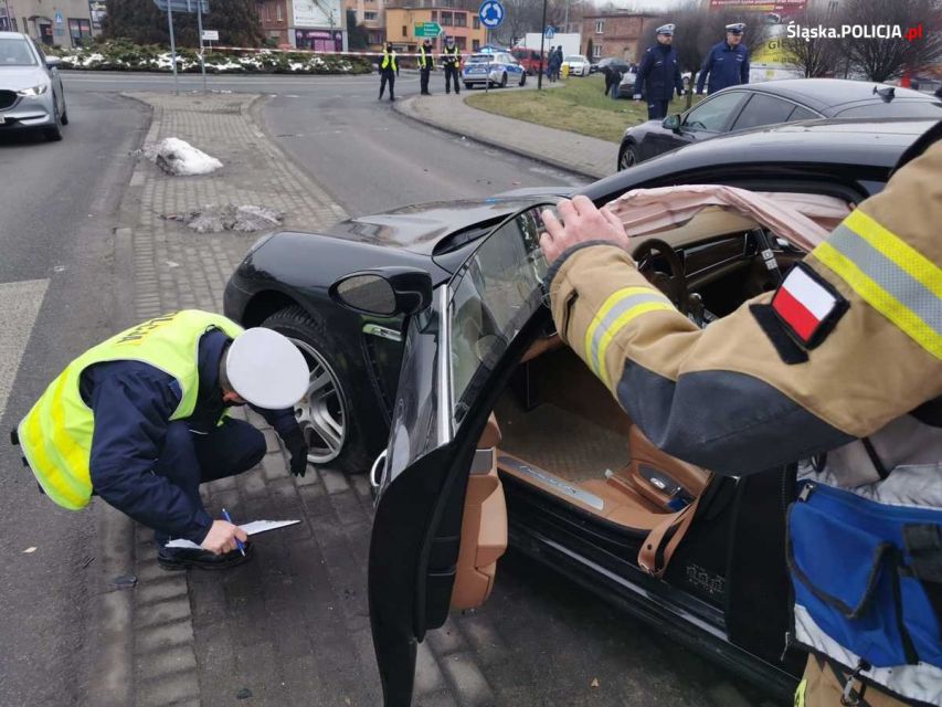 [FILM] Policyjny pościg za estońskim audi! Kierowca uderzył w porshe i uciekał dalej - galeria