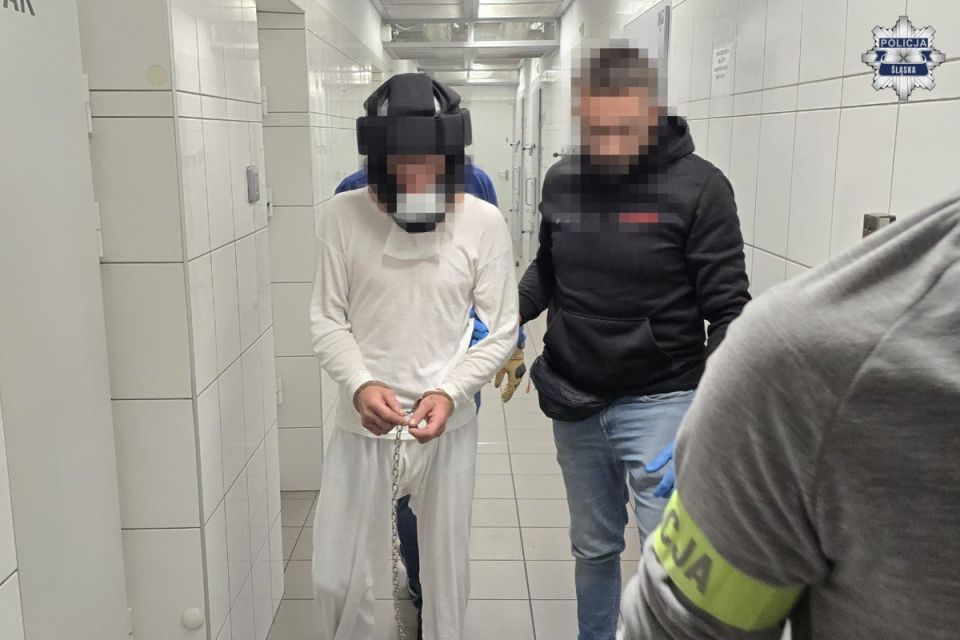 Zatrzymanie mężczyzny podejrzanego o zabójstwo 87-letniej kobiety w Dąbrowie Górniczej - galeria