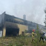 Kaczyce: Na terenie dawnej kopalni „Morcinek” miał miejsce pożar starej lokomotywowni - galeria