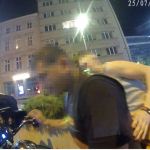 Ponad promil alkoholu i jazda po chodniku. Zatrzymano obywatela Belgii w Katowicach - galeria