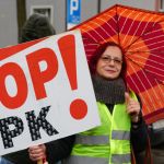 Protest przeciw CPK/KDP w Mikołowie - 31 marca 2023 roku