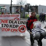 Protest przeciw CPK/KDP w Mikołowie - 31 marca 2023 roku