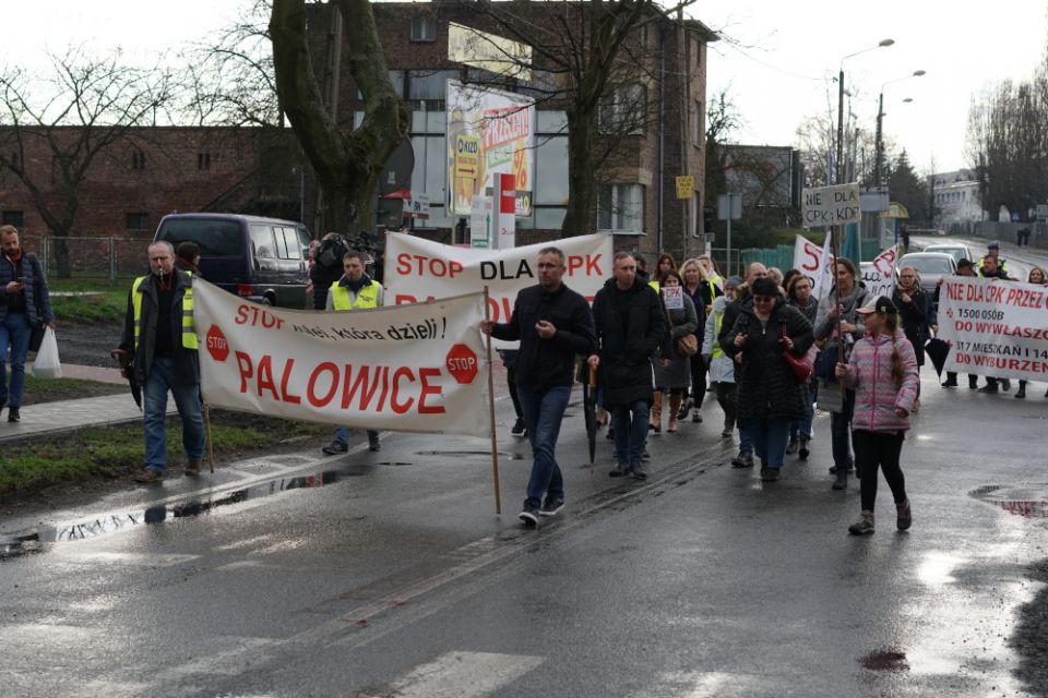 Protest przeciw CPK/KDP w Mikołowie - 31 marca 2023 roku