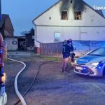 Gliwiccy policjanci ratują mieszkańców podczas pożaru - heroiczna akcja na ulicy Zaolszany - galeria