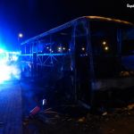 Chwile grozy na A4 pod Gliwicami. Spłonął autokar z dziećmi wracającymi z wakacji - galeria