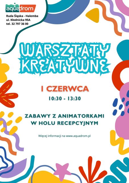 Warsztaty kreatywne z okazji Dnia Dziecka w Aquadromie - galeria