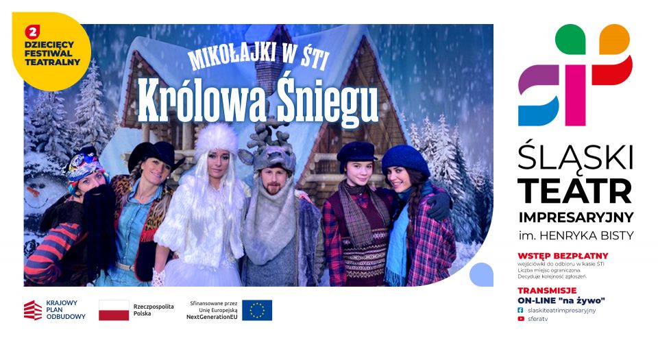 KRÓLOWA ŚNIEGU - bajka muzyczna Teatru Wit-Wit z Gliwic - galeria