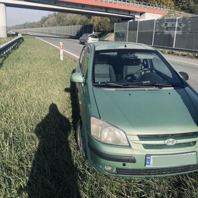 Gliwice: 85-letni kierowca wjechał pod prąd na autostradę A1 - galeria