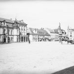 Ratusz i kościół ewangelicki 1937/fot. NAC