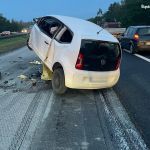 Tragiczny wypadek na A4. 60-latek wjechał w betonowe separatory! [FOTO] - galeria