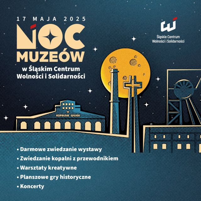 Noc Muzeów 2025 w kopalni Wujek – wyjątkowe wydarzenie w Katowicach - galeria