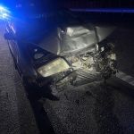 Groźna kolizja na A1. Narkotyki, brak prawa jazdy i ranna pasażerka - galeria