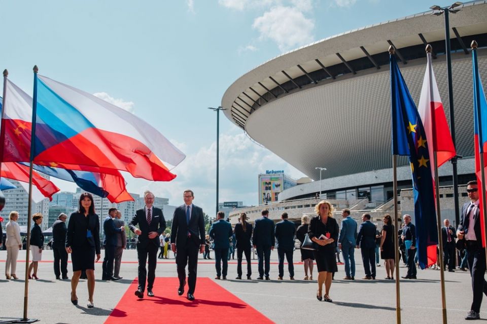 Katowice: Polsko-czeskie konsultacje międzyrządowe w Międzynarodowym Centrum Kongresowym - galeria