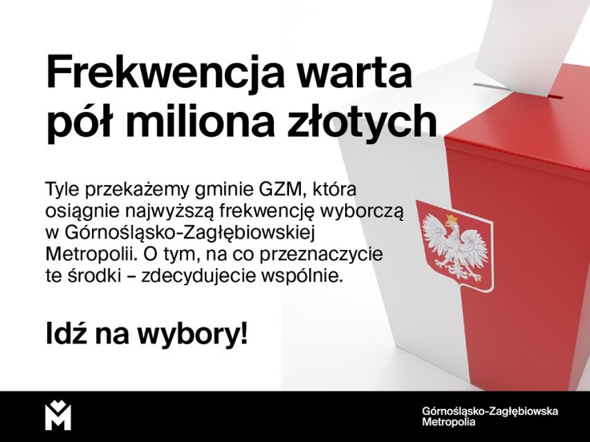 Obecność warta pół miliona złotych – GZM nagrodzi gminę z najwyższą frekwencją wyborczą - galeria