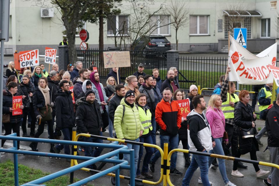 Protest przeciw CPK/KDP w Mikołowie - 31 marca 2023 roku