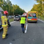 Poważny wypadek na DK-1 w Kobiórze. Wśród rannych 12-letnie dziecko! [FOTO] - galeria