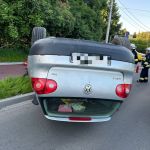 Zderzenie osobówki z rowerzystką w Łące! - galeria