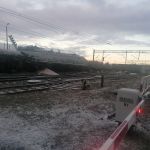 Zderzenie pociągów towarowych w Kuźni Raciborskiej. Maszynista w szpitalu - galeria