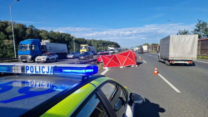 Tragedia na A4 w Rudzie Śląskiej. Nie żyje 39-letni kierowca - galeria