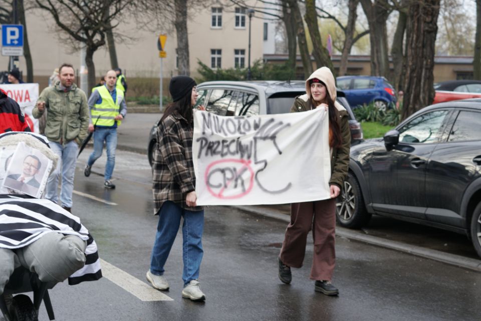 Protest przeciw CPK/KDP w Mikołowie - 31 marca 2023 roku