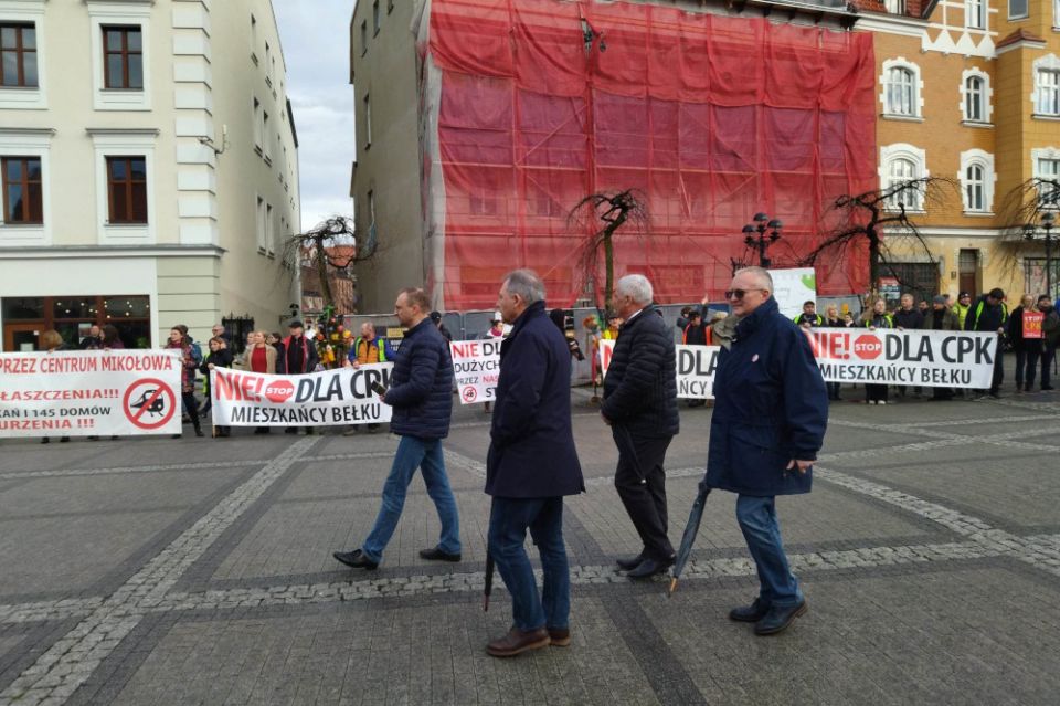 Protest przeciw CPK/KDP w Mikołowie - 31 marca 2023 roku