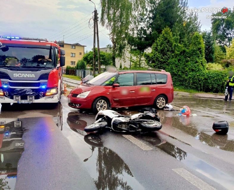 Śmiertelny wypadek z udziałem motocyklisty! - galeria