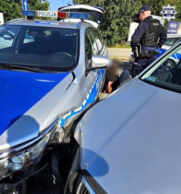 Pościg za pijanym kierowcą w Tychach: Zatrzymanie 38-latka - galeria