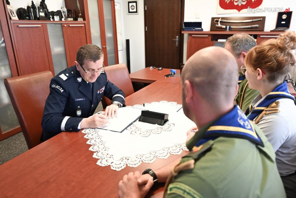 Podpisano porozumienie pomiędzy śląską Policją i Chorągwią ZHP - galeria