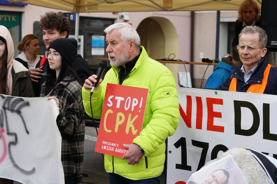 Protest przeciw CPK/KDP w Mikołowie - 31 marca 2023 roku