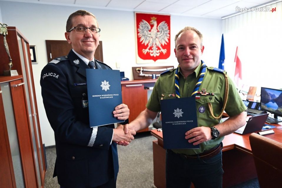 Podpisano porozumienie pomiędzy śląską Policją i Chorągwią ZHP - galeria